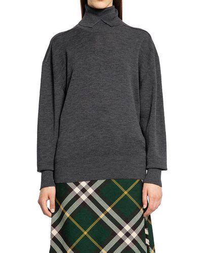 burberry knitwear grey|Burberry knitwear for women.